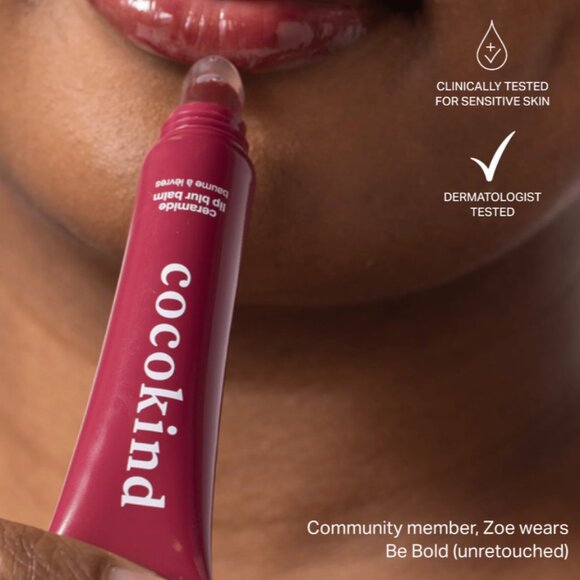 Cocokind Ceramide Lip Blur Balm | Be Bold (Burgundy) | NEW MAKEUP - Picture 1 of 5
